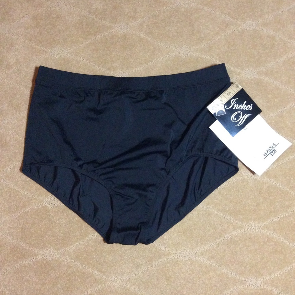 Inches Off X Fit 4 U NWT Swim Brief, 22W